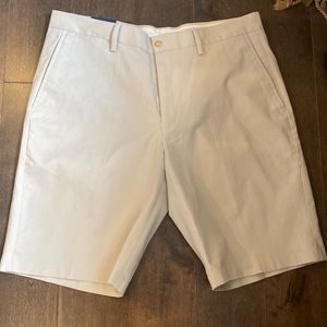 FootJoy 1857 Sueded Cotton Twill Golf Shorts Men’s Size 34 in Stone